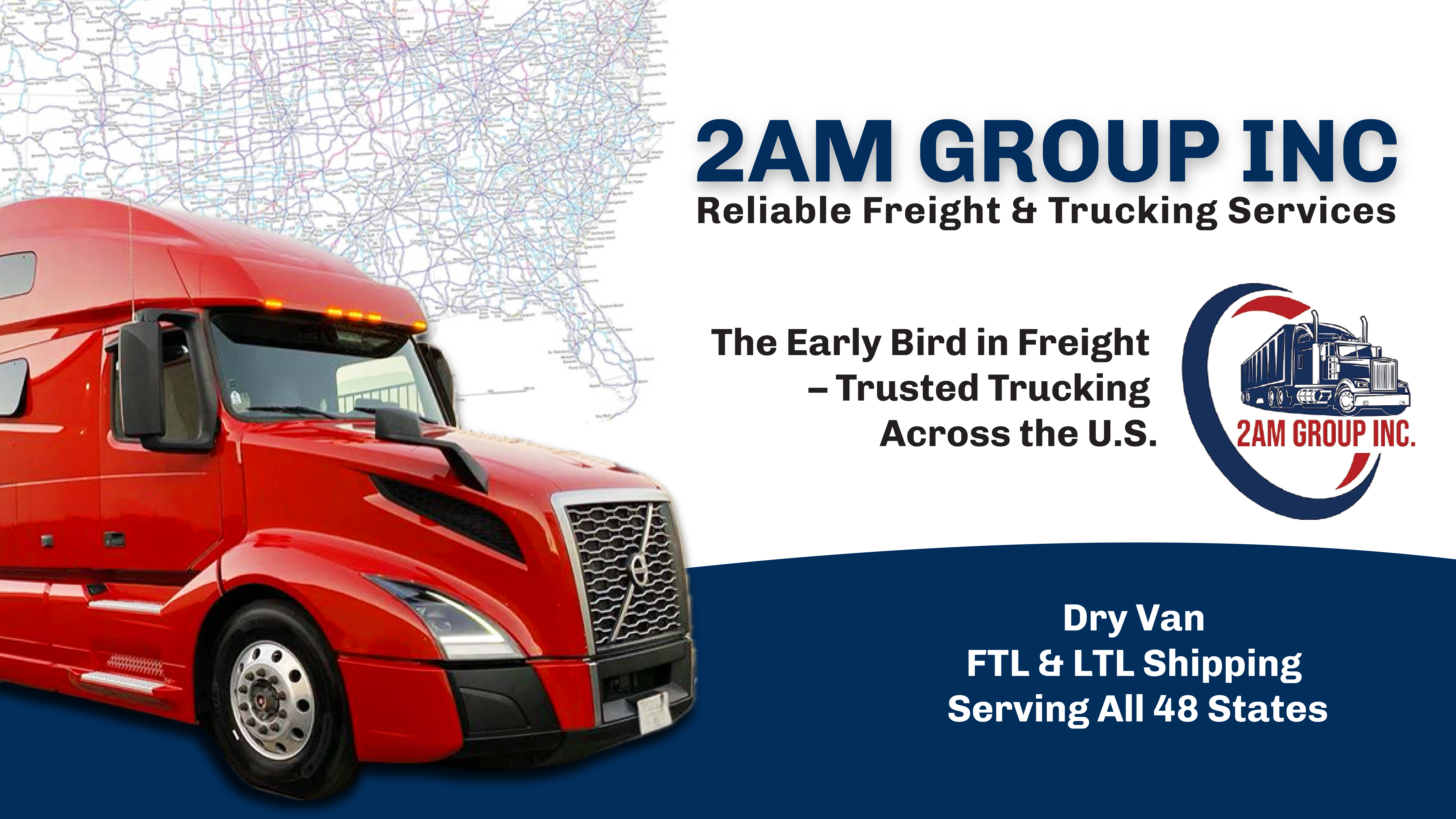 2AM Group Inc - Reliable Freight & Trucking Services